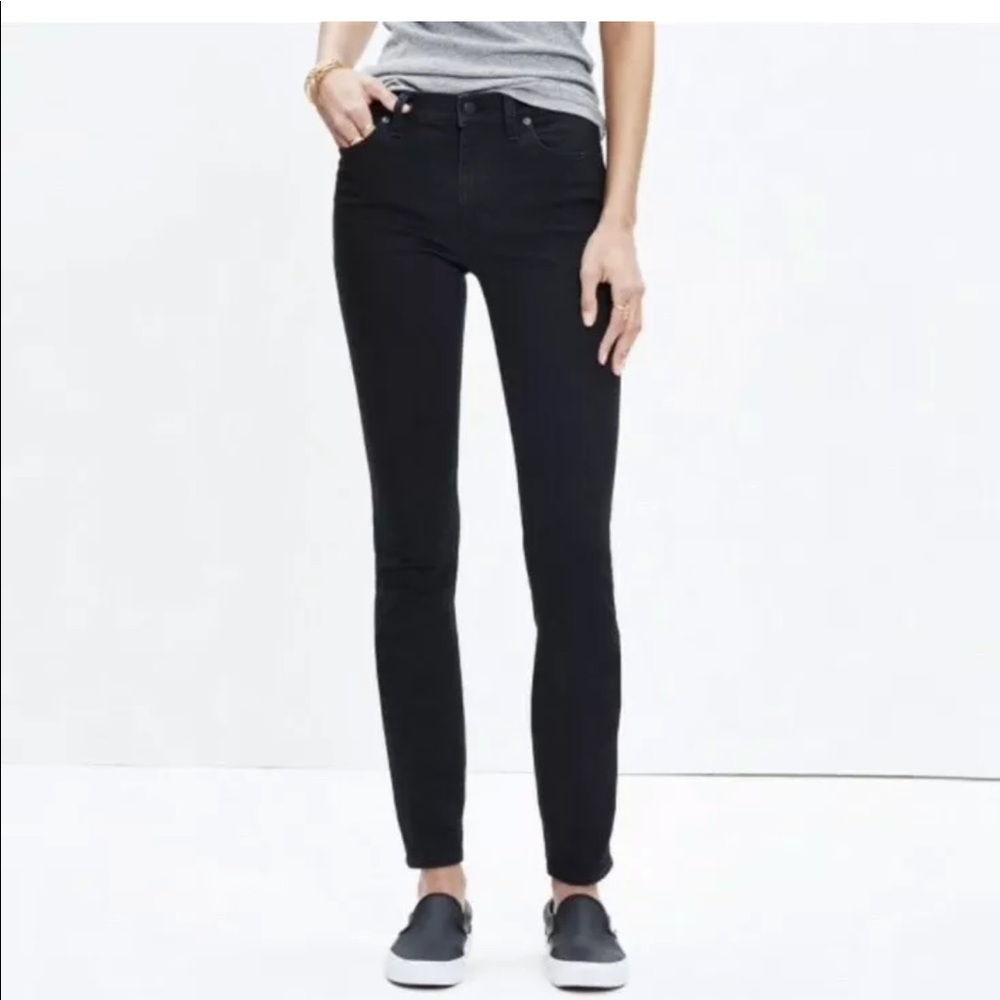 Madewell High Riser Skinny 26 Black